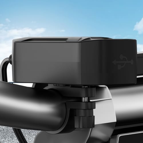Cargador para motocicleta con adaptador de carga rápida retráctil e impermeable Tipo-C 3
