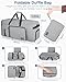 120L Travel Duffle Bag for Men and Women, Urtala 34” Large Duffle Bag for Traveling with Shoes Compartment, Foldable Travel Duffel Bags, Waterproof and Tear Resistant (Gray)
