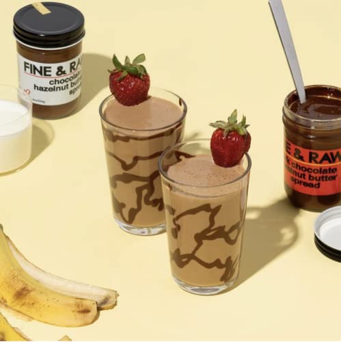 Fine & Raw Organic Hazelnut Butter Spread 8 Ounce – Clean Ingredients, Vegan, And Organic Hazelnut Spread (Sweet Hazelnut) #TOP4