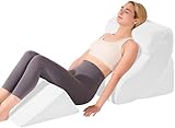 OAISZ Memory Foam Orthopedic Bed Wedge Pillow Set, 4 PCS Wedge Pillow Set for After Surgery, White