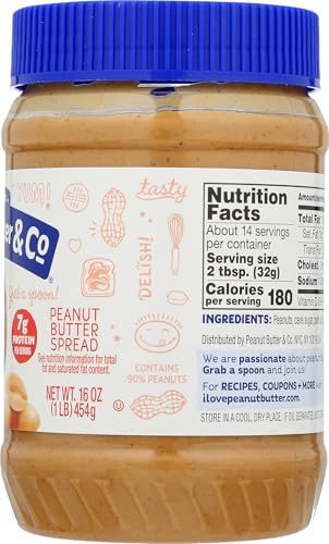 Peanut Butter & Co Crunch Time Peanut Butter Spread, 454G - Pack of 1