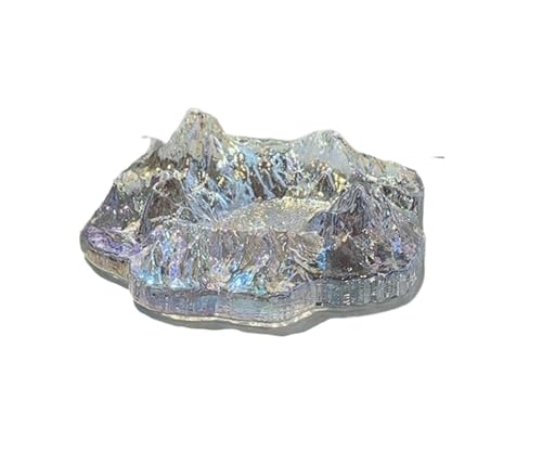 Cendrier Cendrier de Forme irrégulière, Plateau en Verre léger, Accessoires de cigares de Luxe, cendrier for Patio/extérieur/intérieur, Ornement Accueil Cendriers(Colored)