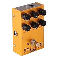 [True Bypass Design] Ensures clean signal when the pedal is off preserving your guitar's tone. [Multifunctional Controls] Easy-to-use volume drive and tone knobs for customized distortion and overdrive effects. [Durable Aluminum Alloy] Robust constru...
