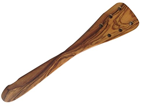 Olive Wood Spatula with holes