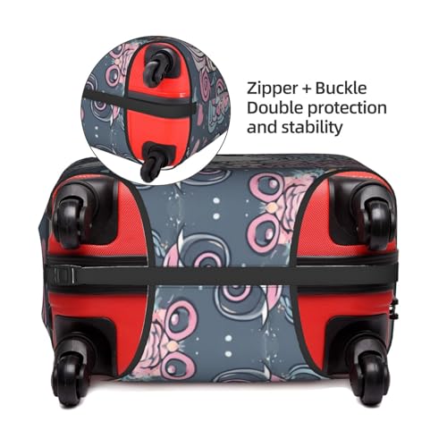 Housse de protection pour valise blanc Medium au design épuré - 4