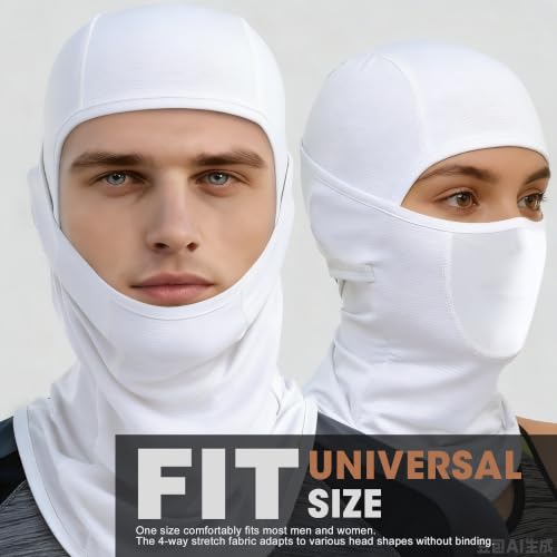Image of WTACTFUL Breathable Balaclava Face Mask Men, Summer UPF 50+ Sun Protection