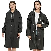 2 Piezas Chubasqueros Impermeable,Poncho De Lluvia Senderismo Para Niño,Paquete Poncho De Lluvia Impermeable Portátil Reutilizable Con Capucha Y Mangas,Unisex Eva Poncho,Excursionismo Y Exteriores