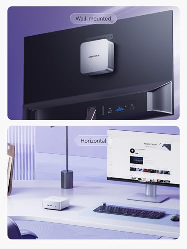 Image of MINISFORUM AI X1 Mini PC, AMD Ryzen AI 9 HX 470, (12C /24T, up to 5,2 GHz,86 Tops), Radeon 890M, 2 x USB4, OCuLink, Quad 4K Output, Wi-Fi 7, 2.5GbE(NO RAM /SSD /OS)