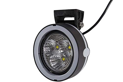 Hella 1Gm 996 136-511 Led-Faro Da Lavoro, Mega Beam Gen. Iv, 24/12V, 2500Lm, Montaggio, Esterno/Avvitato, Pendente/Sospeso, Illuminazione Campo Vicino