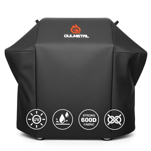 58 Inch Grill Cover for Weber Genesis 300 Series - 600D Heavy Duty Waterproof Rip-Proof Water‑Resistant Weather‑Protective BBQ Premium Outdoor Grill Cover for Weber Genesis II,LX 300 Series