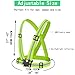 Gowhog Reflective Vest, Reflective Running Gear with Reflective Belt and Reflector Armbands 2PCs, High Visible Reflective Gear for Night Running Biking Dog Walking, Adjustable Vest for Men Women Kids