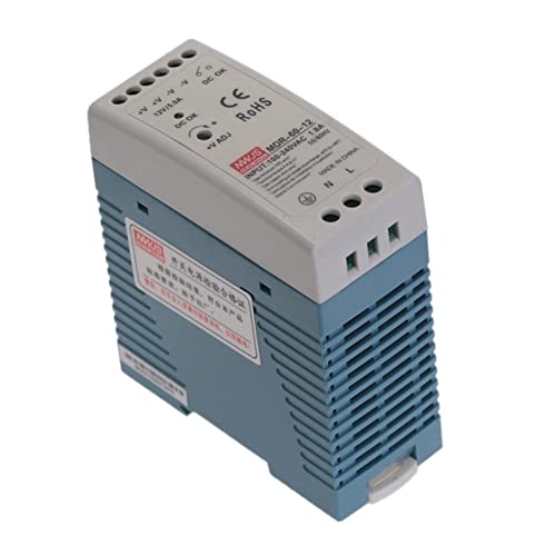 Alimentation 5V MDR-60 60W rail DIN AC DC à commutation de sortie unique - 4