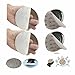 MeetRade 4 Pack Dashboard Pad Mounting Disk for Suction Cup Phone Mount & GPS Suction Sat Nav Dash Camera Holder Double Side Removable Stick On Universal Dash Mount Pad 3/M Adhesive 80mm Diameter
