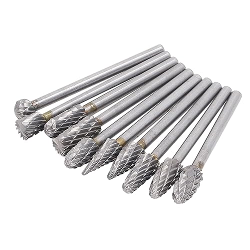 Set de 10 fresas de molienda de carburo con caja plástica miniatura 3