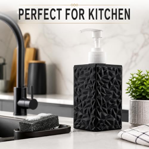 Image of Markwell Liquid Soap Dispenser |Plastic Abs| Bottle for Kitchen|Soap DispeBathroom Sanitizer, Lotion, Shampoo Dispenser | Plastic Handwashnser for Wash Basin |Bathroom (Multi Color)(Pack of 1)