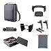 Produktbild MRKE PGYTECH 7 Stück Fly More Kit Combo Zubehör für DJI Mavic 2 Pro - 4Pcs ND/PL Filters - Tragbare Tasche - Landing Pad - 4Pcs Landing Gear - 2Pcs Propeller Fixer - RC Rocker Protector - Sonnenhaube