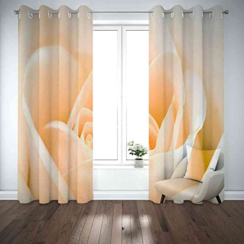 Rideau occultant enfant fleur rose 200x160 cm à oeillets isolant