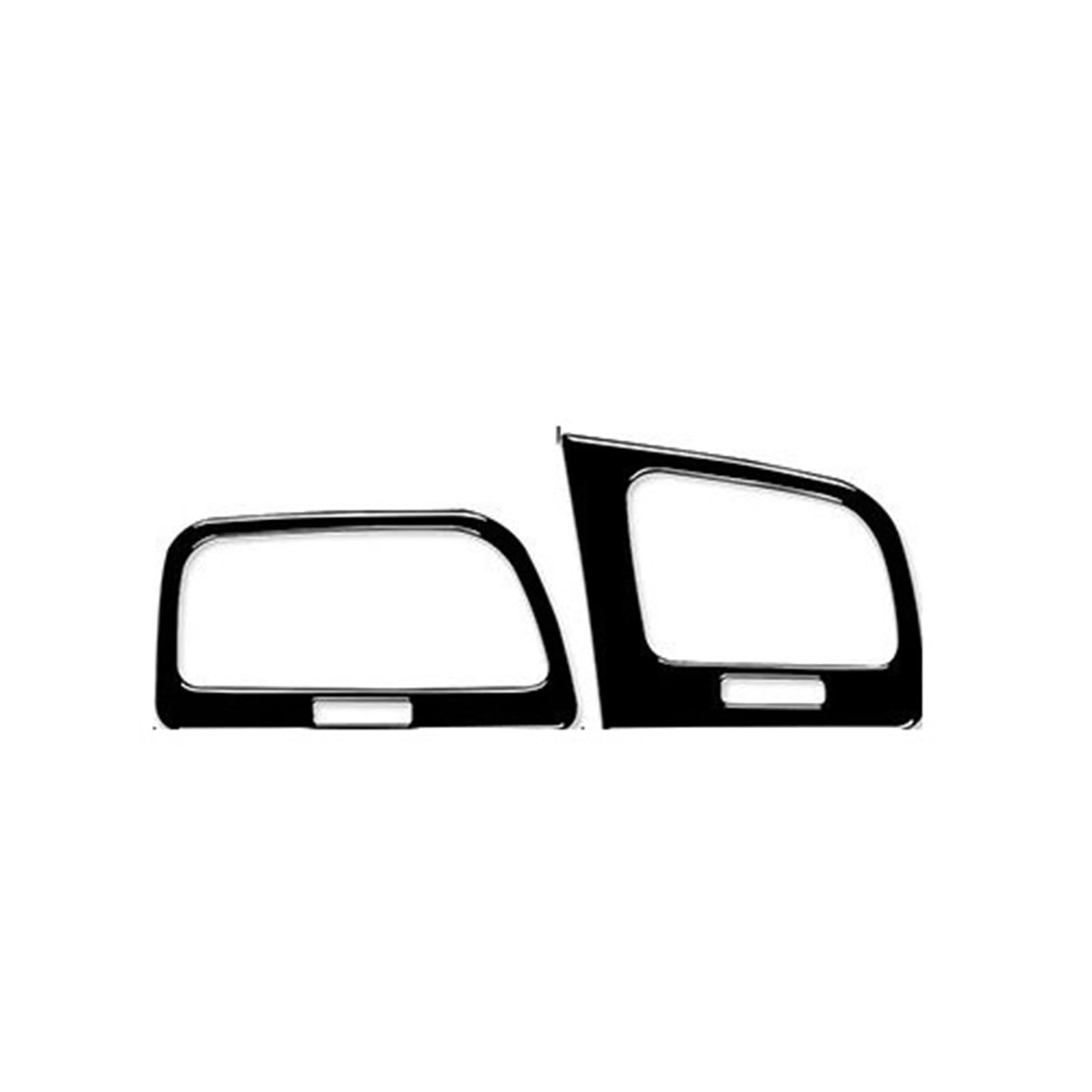 Interior Trim for VW for Golf 7 for GTI Mk7 2013 2014 2015 2016 2017 Dashboard Side Air Outlet Piano Black Sticker Car Interior Accessorie Auto Central Inner(RHD Black)