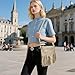 Sunwel Fashion Fringe Crossbody Bag with Rivets Western Purse Vegan Leather Tassel Shoulder Crossbody Bag for Women (beige)
