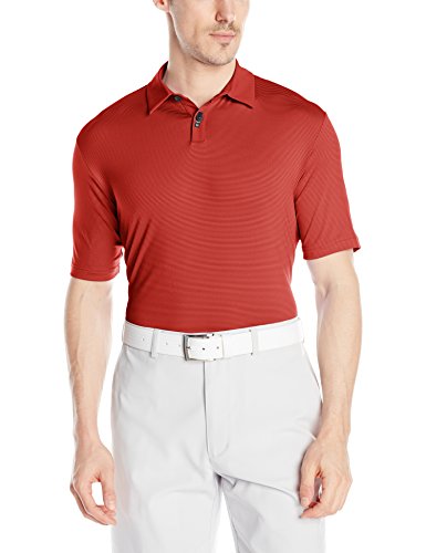 adidas Golf Men's UV Elements Tonal Stripe Polo