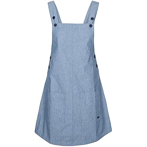 Trespass Cotton Corduroy Pinafore Dress with Pockets Cover