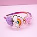 FROG SAC Charm Headbands Hair Bands with Interchangeable Clips, Thin Head Band Accessories (Rainbow/Heart/Star)
