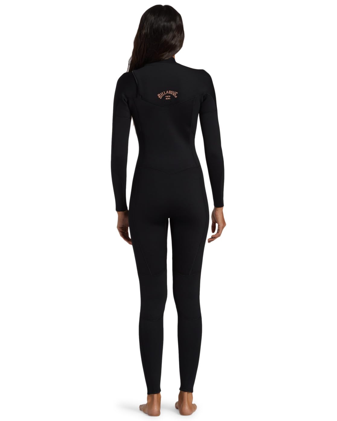 Billabong Traje de Neopreno para Mujer Foil de 4/3 mm con Cremallera en el Pecho - Negro - Colección: Colección Foil