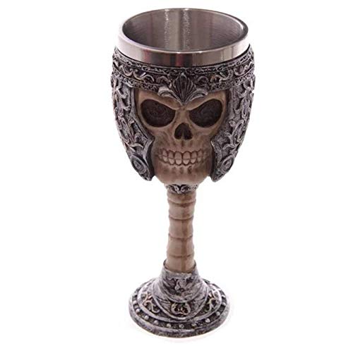 Gobelet squelette en acier pour vos soirées gothiques et apéritifs d'Halloween
