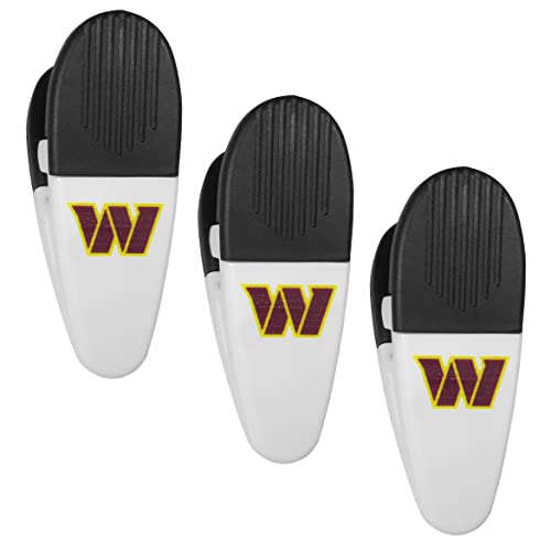 Siskiyou Sports NFL Washington Commanders Mini Chip Clip Magnets, 3 pk, One Size