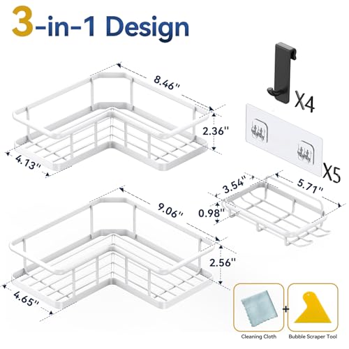 Yasonic YS-426-3-A 2024 New Corner Shower Caddy thumb #5