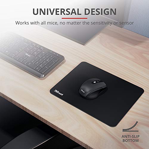 Tappetino per Mouse M 250 x 210 x 3 mm - Nero - Mousepad - Immagine 1