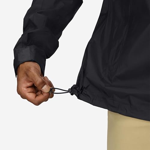 MARMOT Jaqueta de chuva masculina Precip Eco leve e impermeável, Preto - Coleção mais recente, M