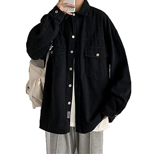 Veste en jean surdimensionnée coupe baggy coupe vent style cowboys