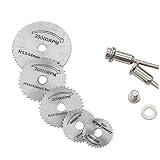 Veemoon 7pcs Mini Circular Saw Blade Cutting Discs for Power Rotary Tool Circular Saw Blade Cutter Tool Cutting Discs