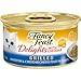 Fancy Feast Delights Grilled Whitefish & Cheddar Cheese Feast in Gravy Canned Cat Food 3 Ounce (Pack of 12)