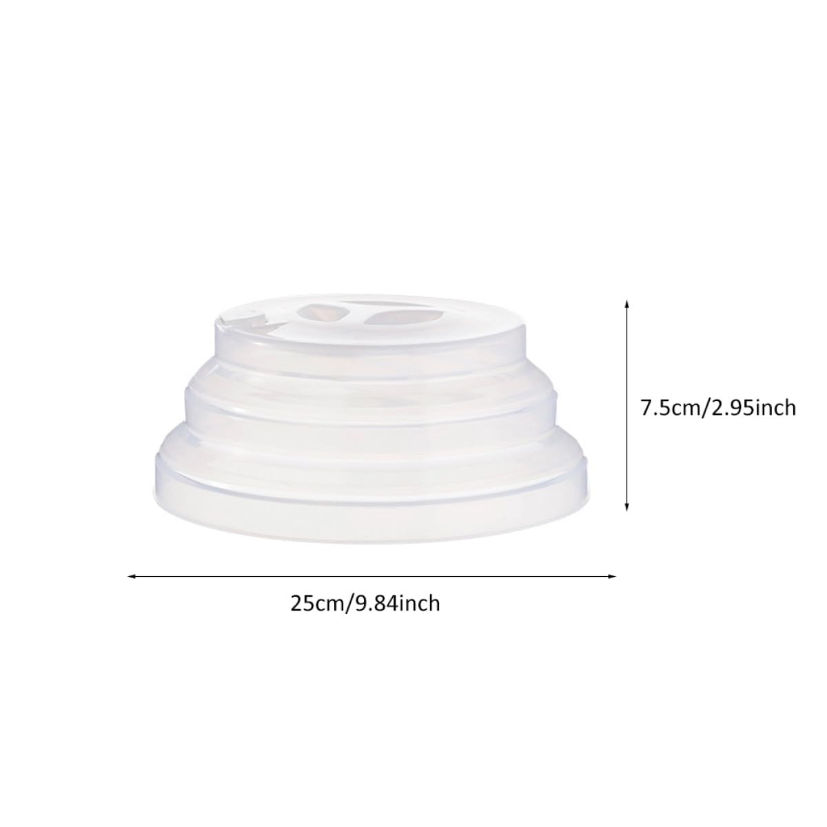 Coperchio in Silicone Pieghevole Protezione Antipolvere per Alimenti Facile da Conservare e Resistente, per Brunch e Banchetti in Cucina