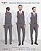 Hihawk Men's 2-Piece Suit, Vest Pants Set for Men, Fashion Waistcoat with Tie for Wedding, Prom, Homecoming, Business Light Gray