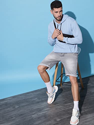 Image of Men's Cotton Blend Hooded Sweatshirt