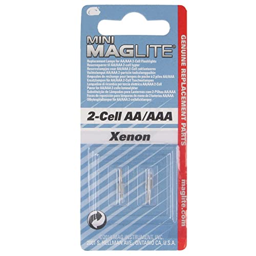 Ampoule pour mini mag aA/aAA en blister de 2