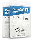 Shortie's Candle Company Blue Moon Wax Melts Multi Pack - Formula 117-2 Highly Scented 3 Oz. Bars (6 Oz. Total) - Made with Natural Oils - Fresh & Clean Air Freshener Cubes Collection