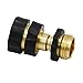Twinkle Star 3/4 Inch Garden Hose Quick Connector Water Hose Fitting Male and Female, 9 of Set