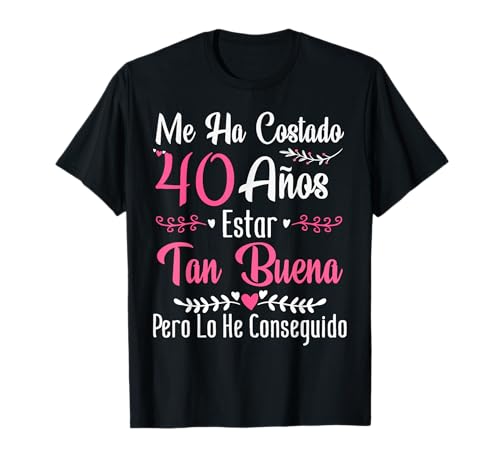 40 Años Regalo de Cumpleaños Mujer Hecha En 1982 40 años Camiseta