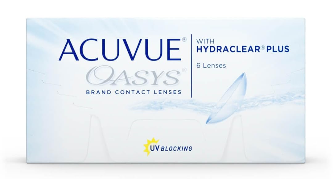 ACUVUE® OASYS with HYDRACLEAR® PLUS - Reemplazo Quincenal - protección UV - 6 lentes