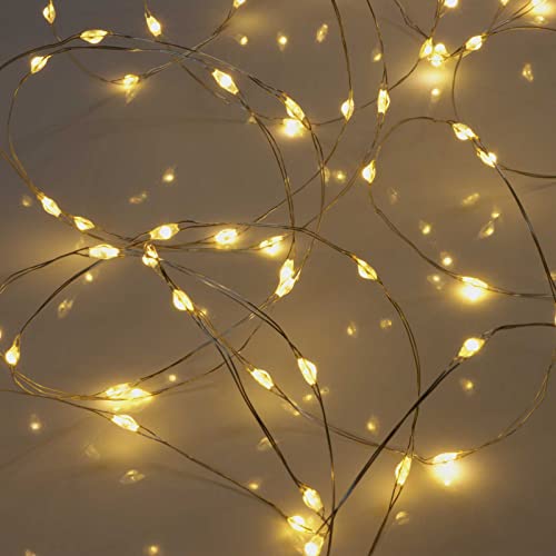 Guirlande lumineuse 100 micro LED blanc chaud USB déco chambre intérieur avec télécommande - 7