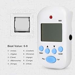 Métronome M50 numérique LCD M50 Mini métronome Tempo, métronome à tempo numérique à clipser pour guitare pour Piano… - Les Beatles, Paul McCartney, John Lennon, RIngo Starr, George Harrison Métronome M50 numérique LCD M50 Mini métronome Tempo, métronome à tempo numérique à clipser pour guitare pour Piano… – Image 5