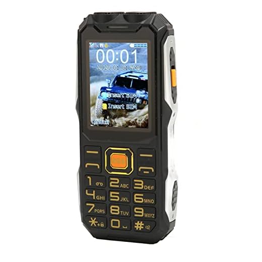 Unlocked Senior Cell Phone, Big Button Dual SIM Senior Phone, Easy to Use Mobile Phone with Large Capacity Battery, Flashlight, SOS Key, Voice Recorder, Calendar, Alarm Clock, Calculator, Black