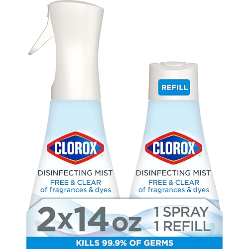 Clorox Free & Clear Disinfecting Mist, Household Essentials,...