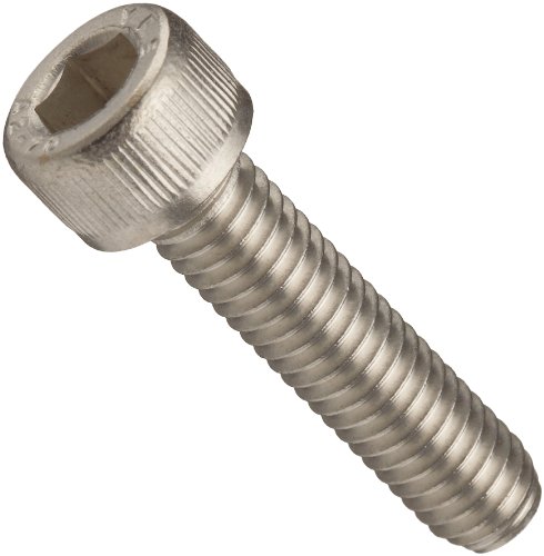Stainless Steel Socket Cap Screw, Plain Finish, Internal Hex Drive, 20mm Length, Fully Threaded, M3-0.5 Metric Coarse Threads (Pack of 100)
