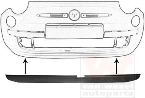 VAN WEZEL Spoiler 1604500 vorne, Kompatibel mit: Abarth 500C / 595C / 695C, FIAT 500, 500 C