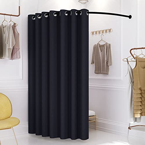 Provador móvel para Shopping Center Loja de Roupas Camarim Simples Canto Parede Linho Cortina de Tec